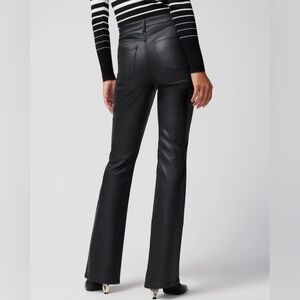 Women's White House Black Market high-rise slim boot black coated size 14